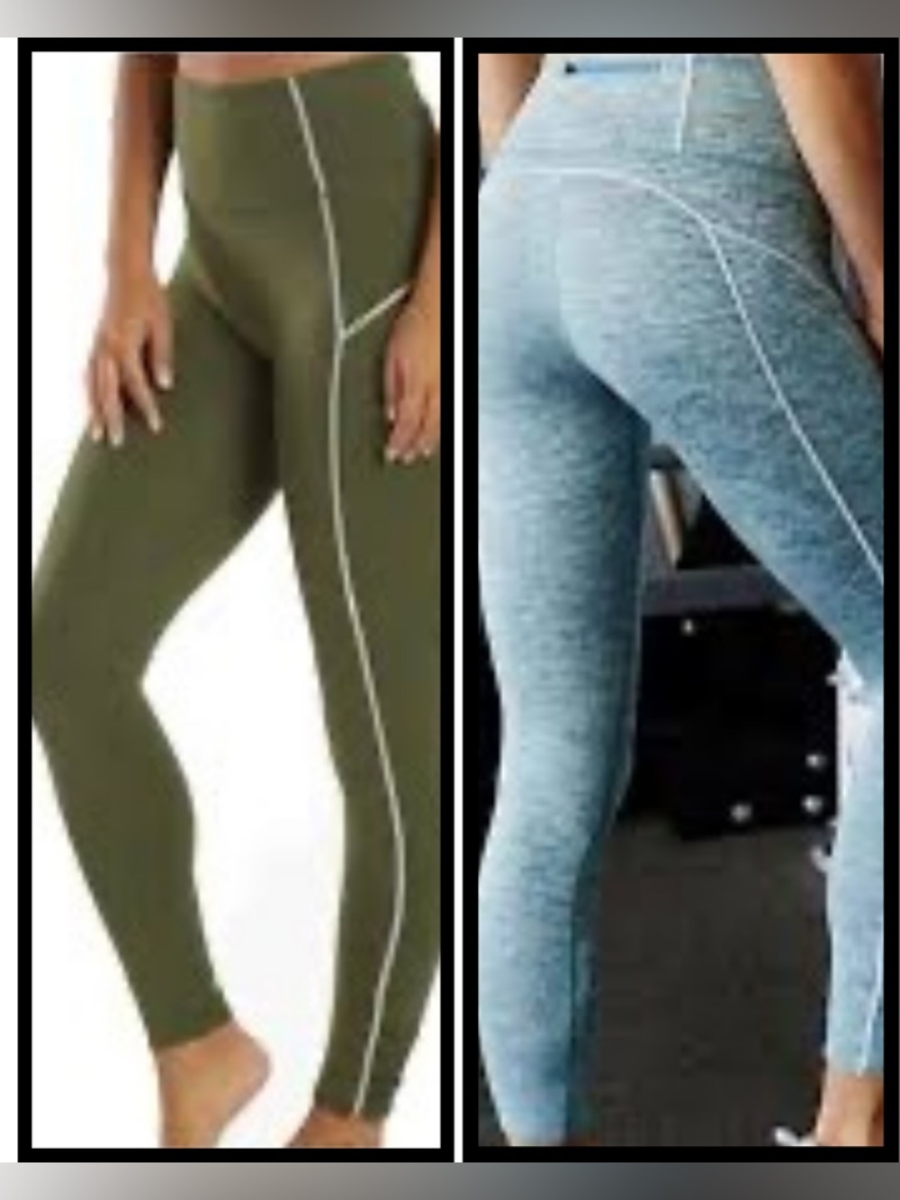 Bundle 2 Pair Free People Movement "You're A Peach" 7/8 Leggings Bundle Size XS